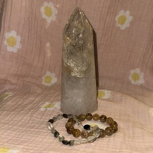 Clear Quartz w/ Golden Healer💎✨ bundle